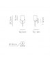 AXO LIGHT SPILLRAY настенный светильник