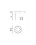 A.L.S. (ComParLux) MINI ALTEA светильник встраиваемый в стену лестницу IP67