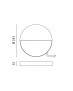 A.L.S. (ComParLux) MAXI TRIXIE ROUND накладной настенный светильник